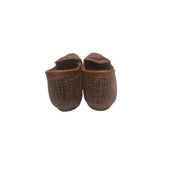 Jellypop Womens Brown Tweed Loafers With Leather Accents Size 10 - Picture 4 of 7